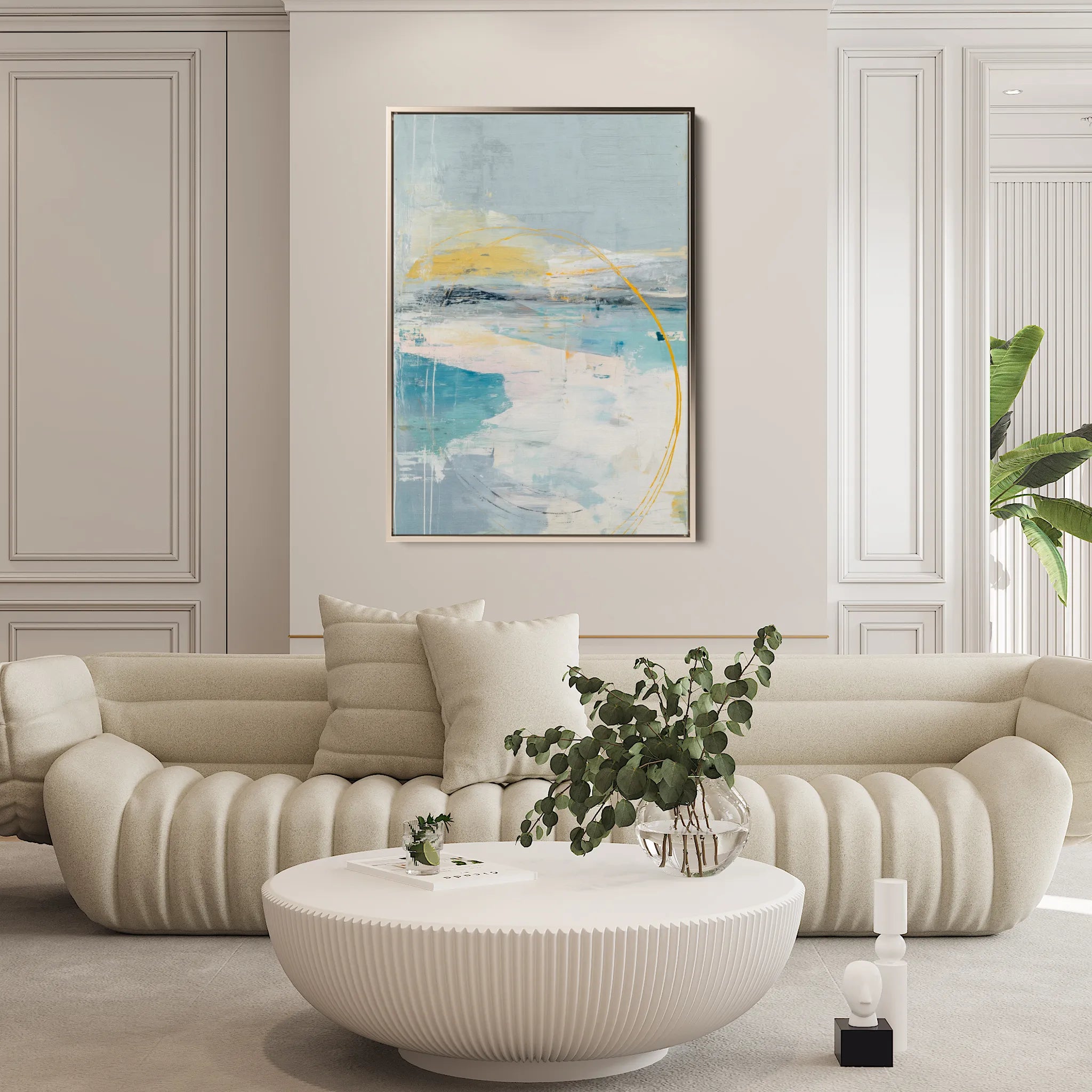 Abstract 2016 Canvas Art 18" x 24" / 45 x 60 cm / Black