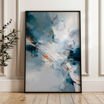 Abstract 2017 Canvas Art 18" x 24" / 45 x 60 cm / Black
