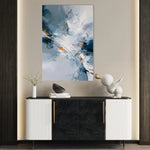 Abstract 2017 Canvas Art 18" x 24" / 45 x 60 cm / Black