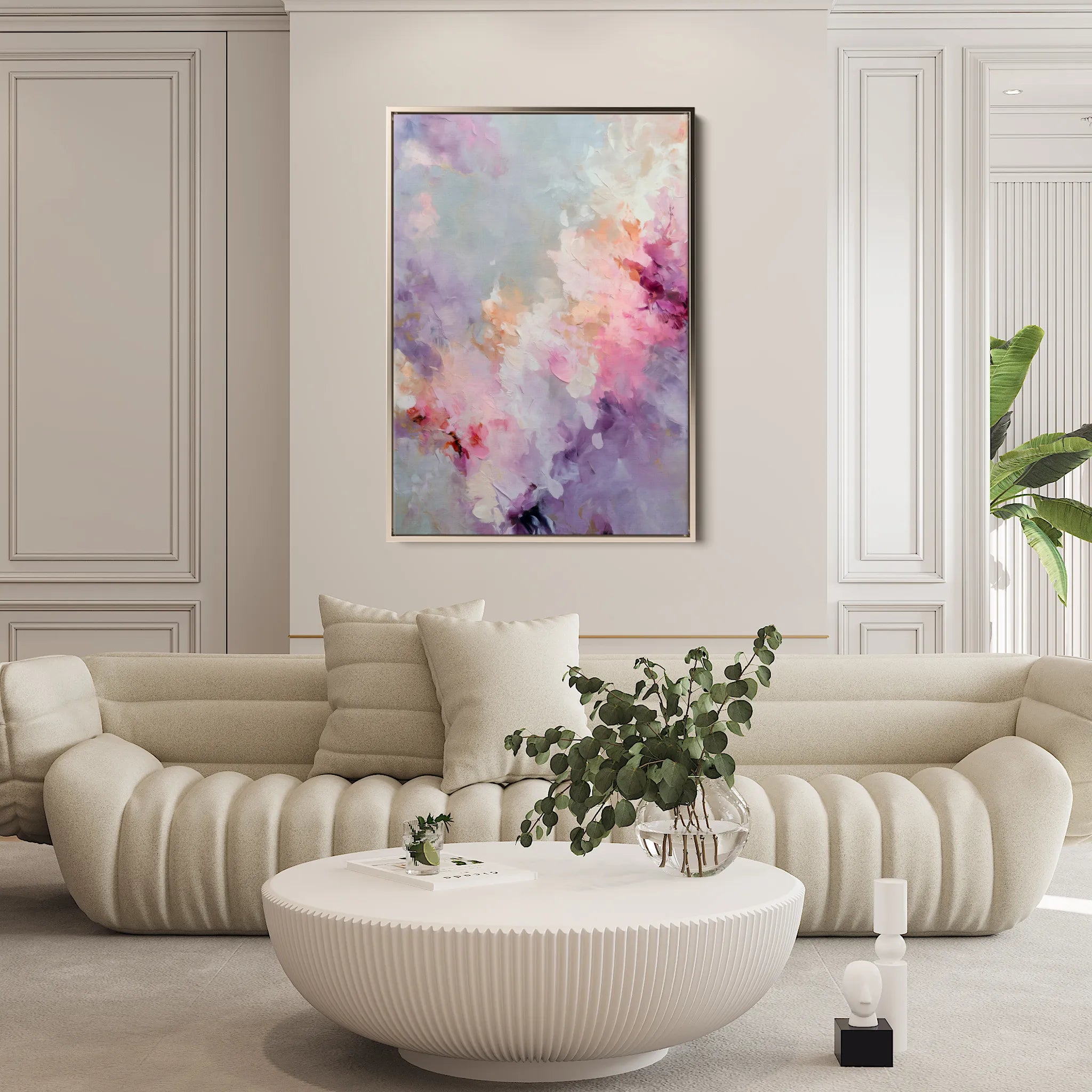 Abstract 2018 Canvas Art 18" x 24" / 45 x 60 cm / Black