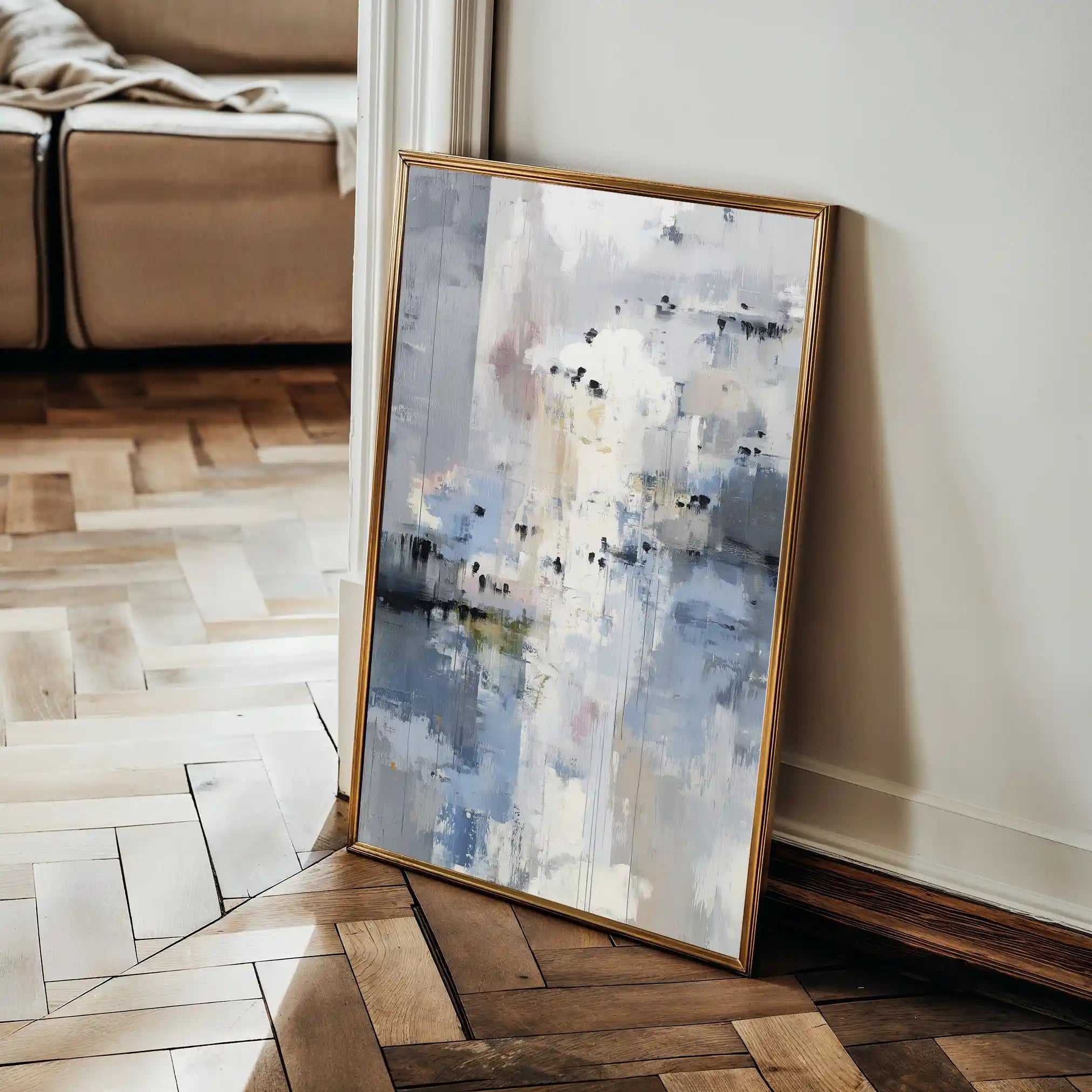 Abstract 2019 Canvas Art 60 x 40 cm / Black