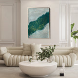Abstract 202 Canvas Art 18" x 24" / 45 x 60 cm / Black