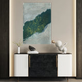 Abstract 202 Canvas Art 18" x 24" / 45 x 60 cm / Black
