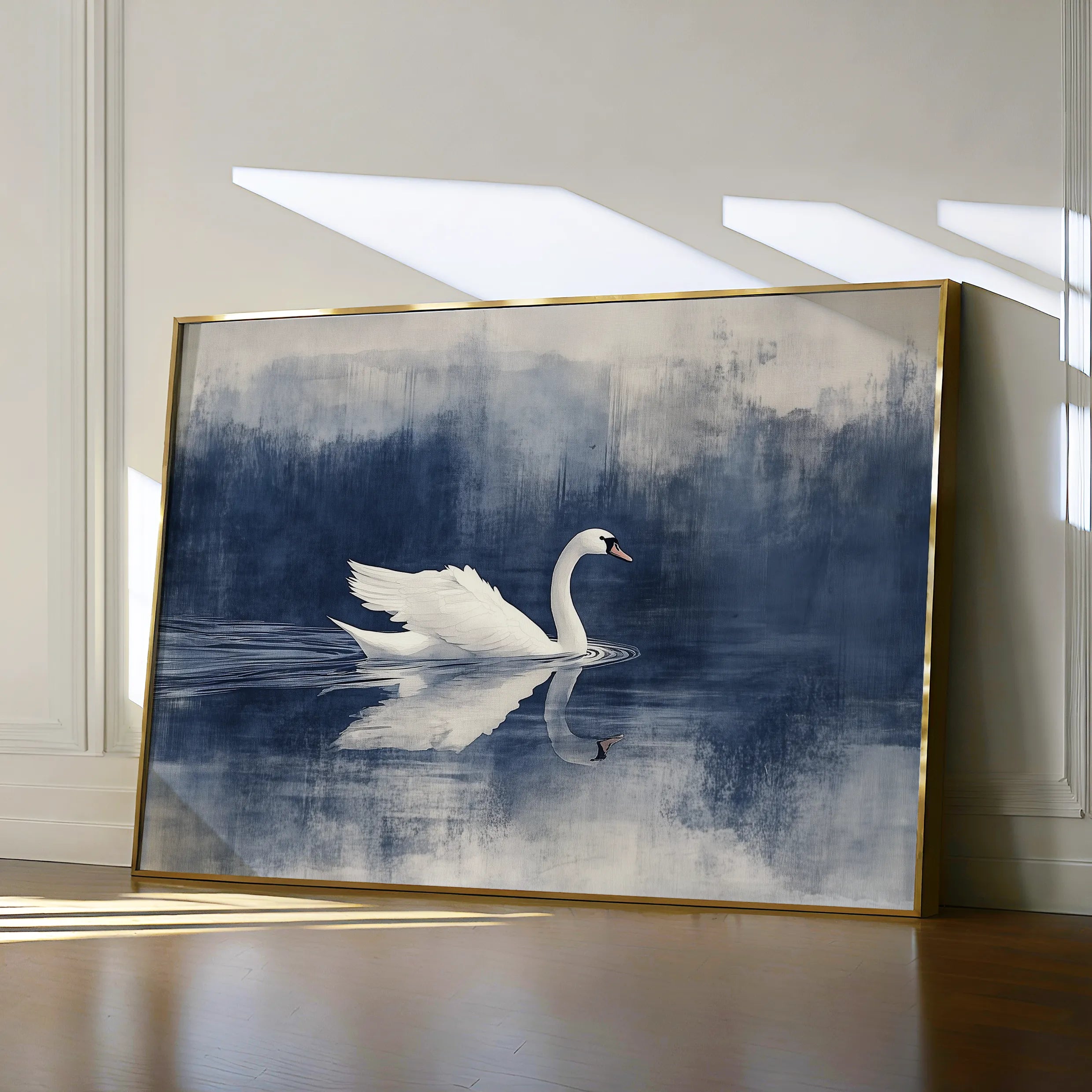 Animals 202 Canvas Art 18" x 24" / 45 x 60 cm / Black