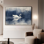 Animals 202 Canvas Art 18" x 24" / 45 x 60 cm / Black