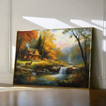 Landscape 202 Canvas Art 18" x 24" / 45 x 60 cm / Black