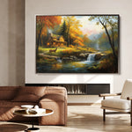 Landscape 202 Canvas Art 18" x 24" / 45 x 60 cm / Black