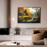 Landscape 202 Canvas Art 18" x 24" / 45 x 60 cm / Black