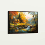 Landscape 202 Canvas Art 18" x 24" / 45 x 60 cm / Black