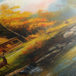Landscape 202 Canvas Art 18" x 24" / 45 x 60 cm / Black
