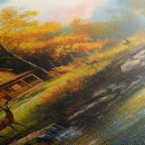 Landscape 202 Canvas Art 18" x 24" / 45 x 60 cm / Black