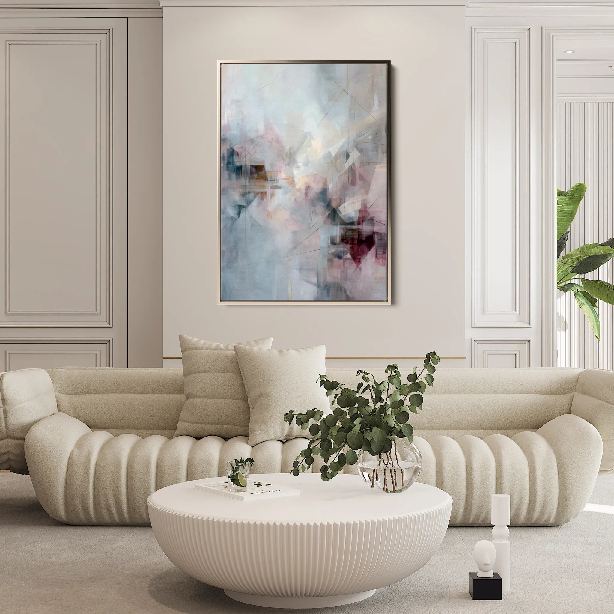 Abstract 2020 Canvas Art 18" x 24" / 45 x 60 cm / Black