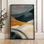 Abstract 2021 Canvas Art 18" x 24" / 45 x 60 cm / Black