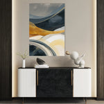 Abstract 2021 Canvas Art 18" x 24" / 45 x 60 cm / Black