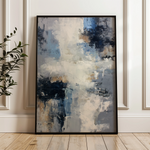 Abstract 2024 Canvas Art 18" x 24" / 45 x 60 cm / Black