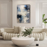Abstract 2024 Canvas Art 18" x 24" / 45 x 60 cm / Black