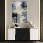 Abstract 2024 Canvas Art 18" x 24" / 45 x 60 cm / Black
