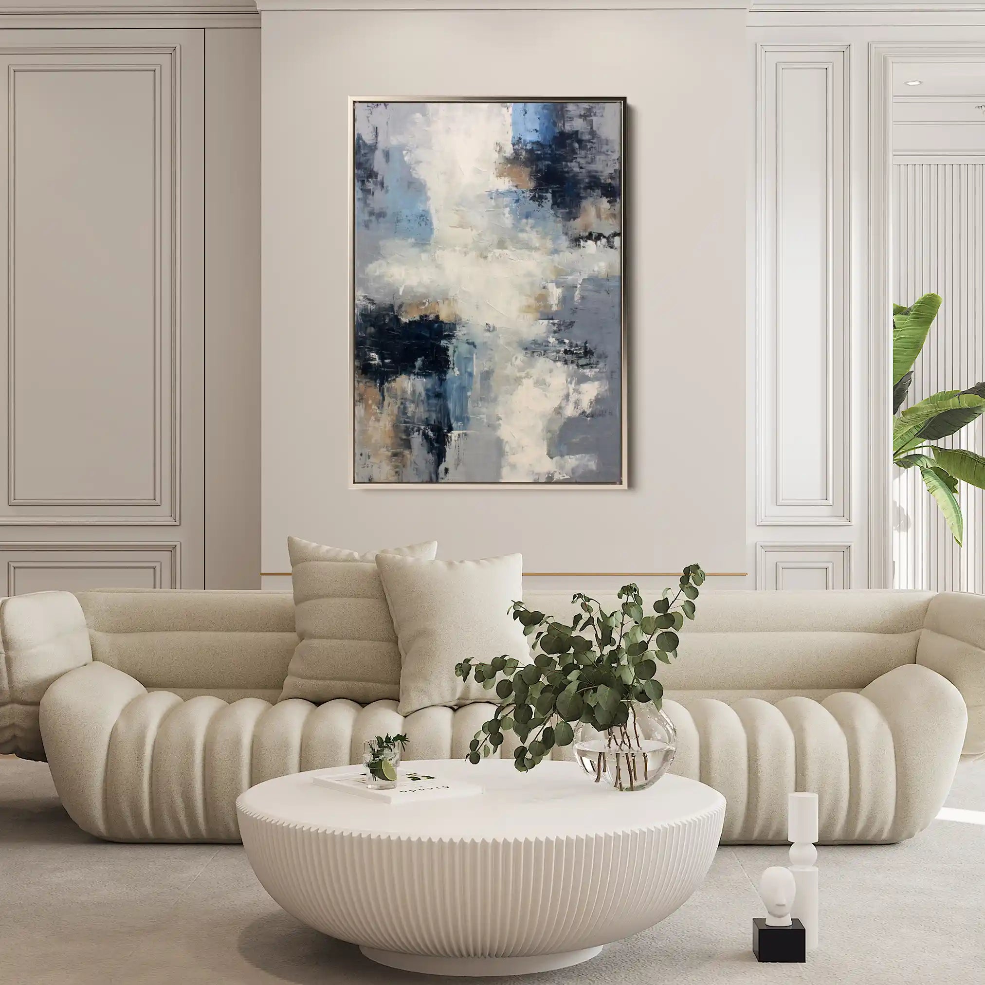 Abstract 2024 Canvas Art 60 x 40 cm / Black