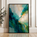 Abstract 2025 Canvas Art 18" x 24" / 45 x 60 cm / Black