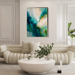 Abstract 2025 Canvas Art 18" x 24" / 45 x 60 cm / Black