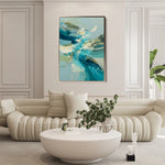 Abstract 2026 Canvas Art 18" x 24" / 45 x 60 cm / Black