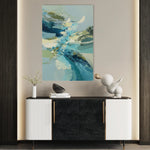 Abstract 2026 Canvas Art 18" x 24" / 45 x 60 cm / Black