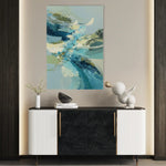 Abstract 2026 Canvas Art 60 x 40 cm / Black