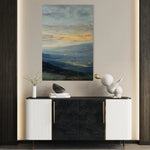 Abstract 2027 Canvas Art 18" x 24" / 45 x 60 cm / Black