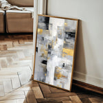 Abstract 2028 Canvas Art 18" x 24" / 45 x 60 cm / Black