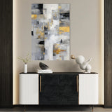 Abstract 2028 Canvas Art 18" x 24" / 45 x 60 cm / Black