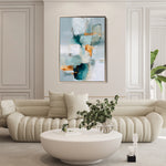 Abstract 2029 Canvas Art 18" x 24" / 45 x 60 cm / Black