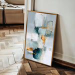 Abstract 2029 Canvas Art 18" x 24" / 45 x 60 cm / Black