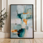 Abstract 2029 Canvas Art 60 x 40 cm / Black