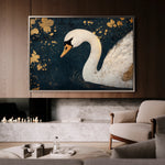 Animals 203 Canvas Art 18" x 24" / 45 x 60 cm / Black