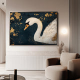 Animals 203 Canvas Art 18" x 24" / 45 x 60 cm / Black