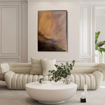 Abstract 203 Canvas Art 60 x 40 cm / Black