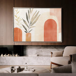 Boho 203 Canvas Art 18" x 24" / 45 x 60 cm / Black