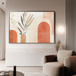 Boho 203 Canvas Art 18" x 24" / 45 x 60 cm / Black