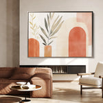 Boho 203 Canvas Art 18" x 24" / 45 x 60 cm / Black