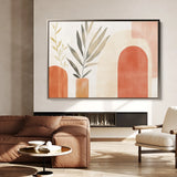 Boho 203 Canvas Art 18" x 24" / 45 x 60 cm / Black