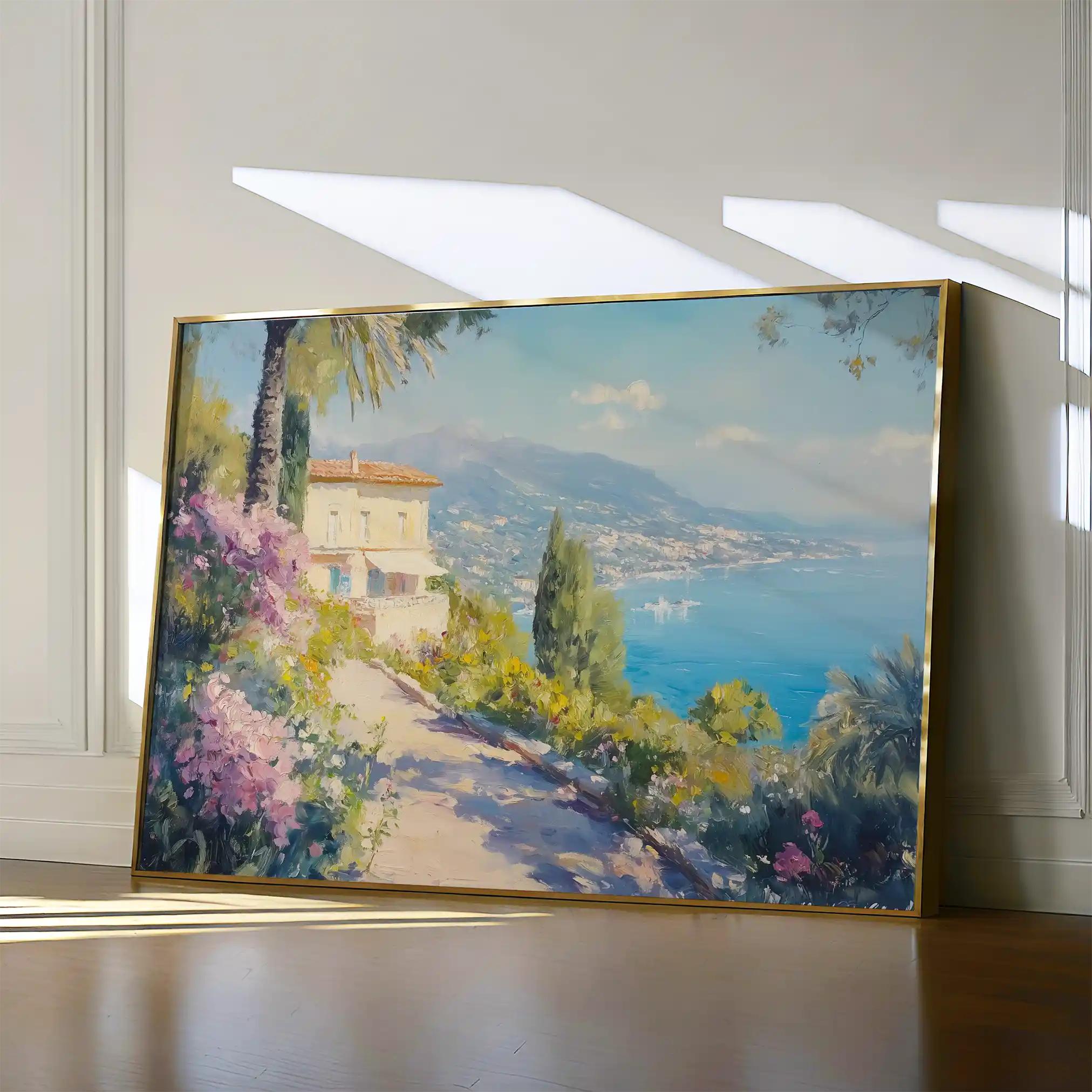 Landscape 203 Canvas Art 60 x 40 cm / Black