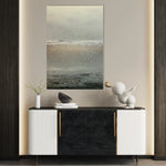 Abstract 2030 Canvas Art 18" x 24" / 45 x 60 cm / Black