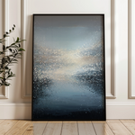 Abstract 2031 Canvas Art 18" x 24" / 45 x 60 cm / Black