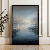 Abstract 2031 Canvas Art 18" x 24" / 45 x 60 cm / Black