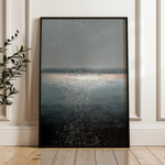 Abstract 2032 Canvas Art 18" x 24" / 45 x 60 cm / Black