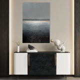 Abstract 2032 Canvas Art 18" x 24" / 45 x 60 cm / Black