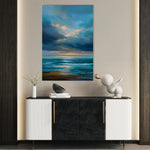Abstract 2036 Canvas Art 18" x 24" / 45 x 60 cm / Black