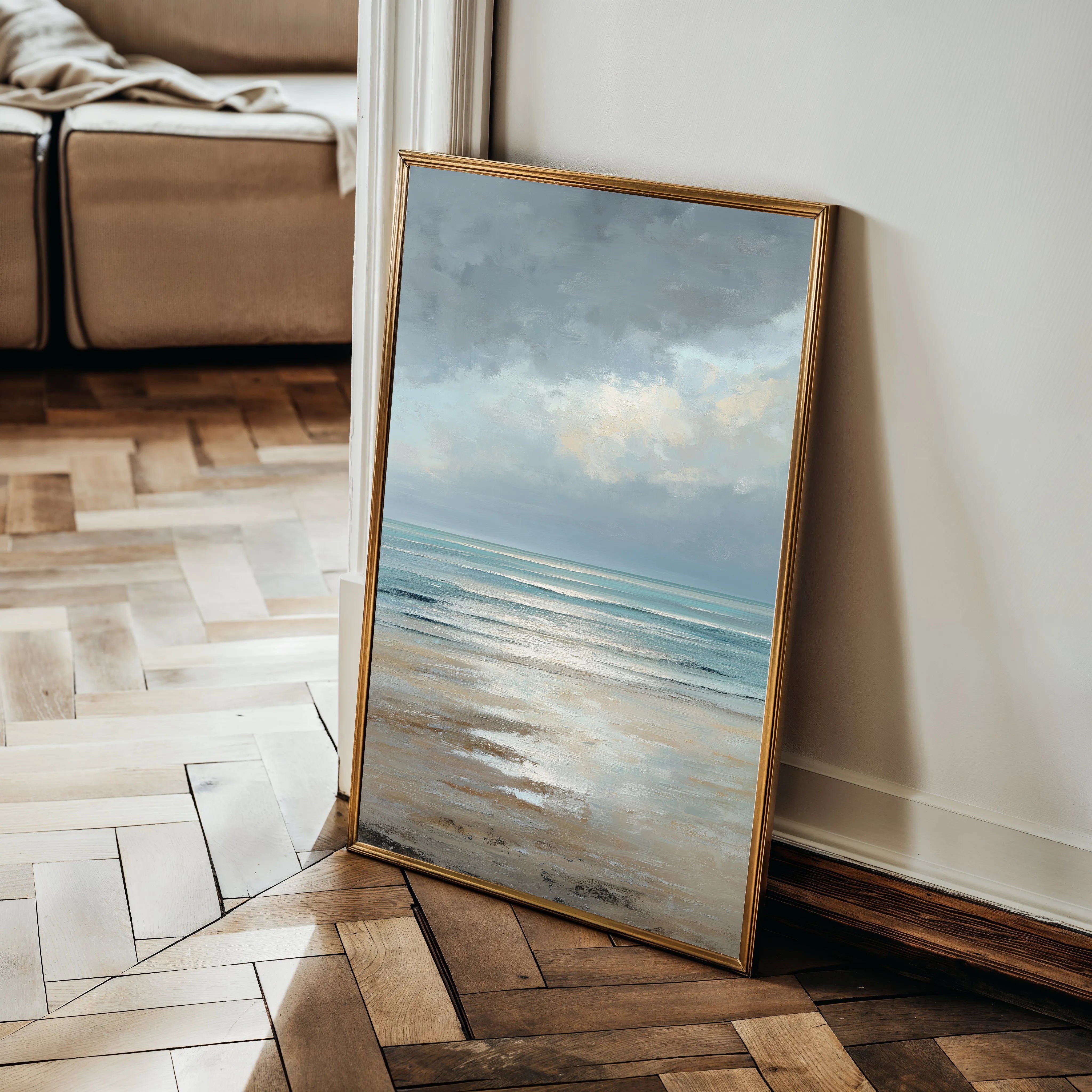 Abstract 2037 Canvas Art 18" x 24" / 45 x 60 cm / Black