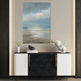 Abstract 2037 Canvas Art 18" x 24" / 45 x 60 cm / Black