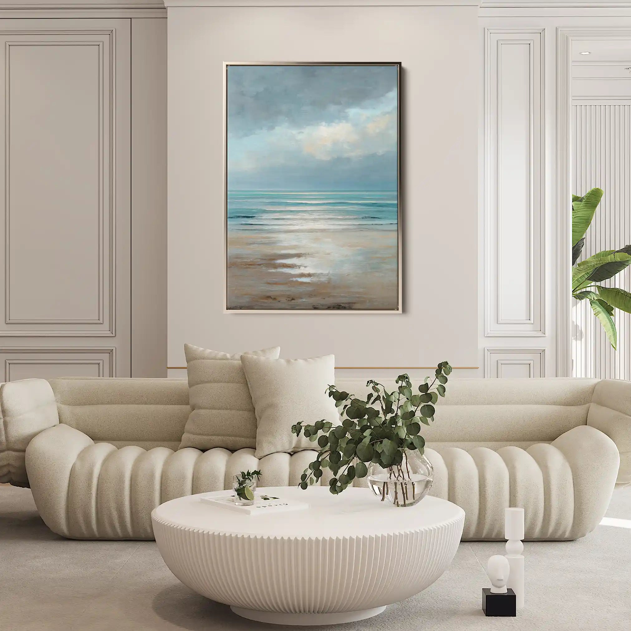 Abstract 2037 Canvas Art 60 x 40 cm / Black